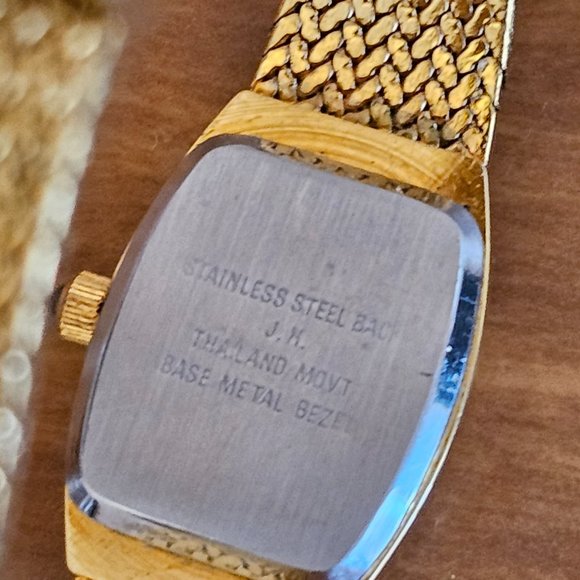 Xavier Yellow Gold Tone Diamond Watch - Picture 5 of 5